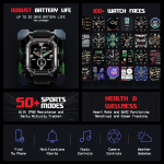 boAt Wave Armour 2 Smart Watch | BT Calling | Active