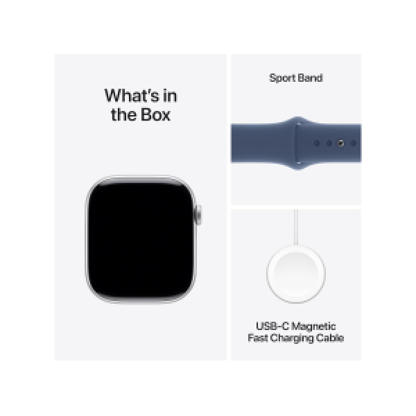 Apple Watch Series 10 | GPS | 42mm | S/M | Silver Aluminium