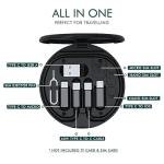 EASYSHOP Multifunctional Data Cable Conversion Head Portable Storage Box, Multi-Type Charging Line Convertor USB Type C Adapter (Multi-Colour)
