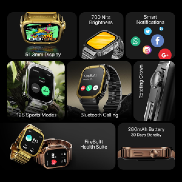Fire Boltt Maverick Smartwatch | 2.02 inch | IPS