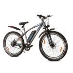 Leader E-Power L6 27.5T Electric Cycle with Front Suspension Front LED Light and Horn (Li-Ion Removable Battery, 250W BLDC Motor)| 1 Year Warranty on Battery & Motor (Grey)