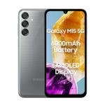 Samsung Galaxy M15 5G (Stone Grey,6GB RAM,128GB Storage)| 50MP Triple Cam| 6000mAh Battery| MediaTek Dimensity 6100+|