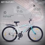 OLD SKOOL 26T cycle 26 T Mountain/Hardtail Cycle (Black/Sea Green)