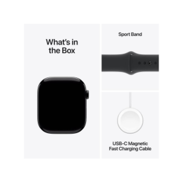 Apple Watch Series 10 | GPS | 46mm | M/L | Jet Black