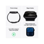 Apple Watch Series 10 | GPS | 46mm | M/L | Jet Black